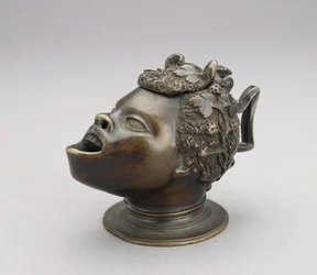 Lamp or Inkwell in the Form of the Head of an African Boy